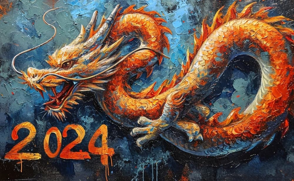 Drakonas - 2024-ųjų metų simbolis
